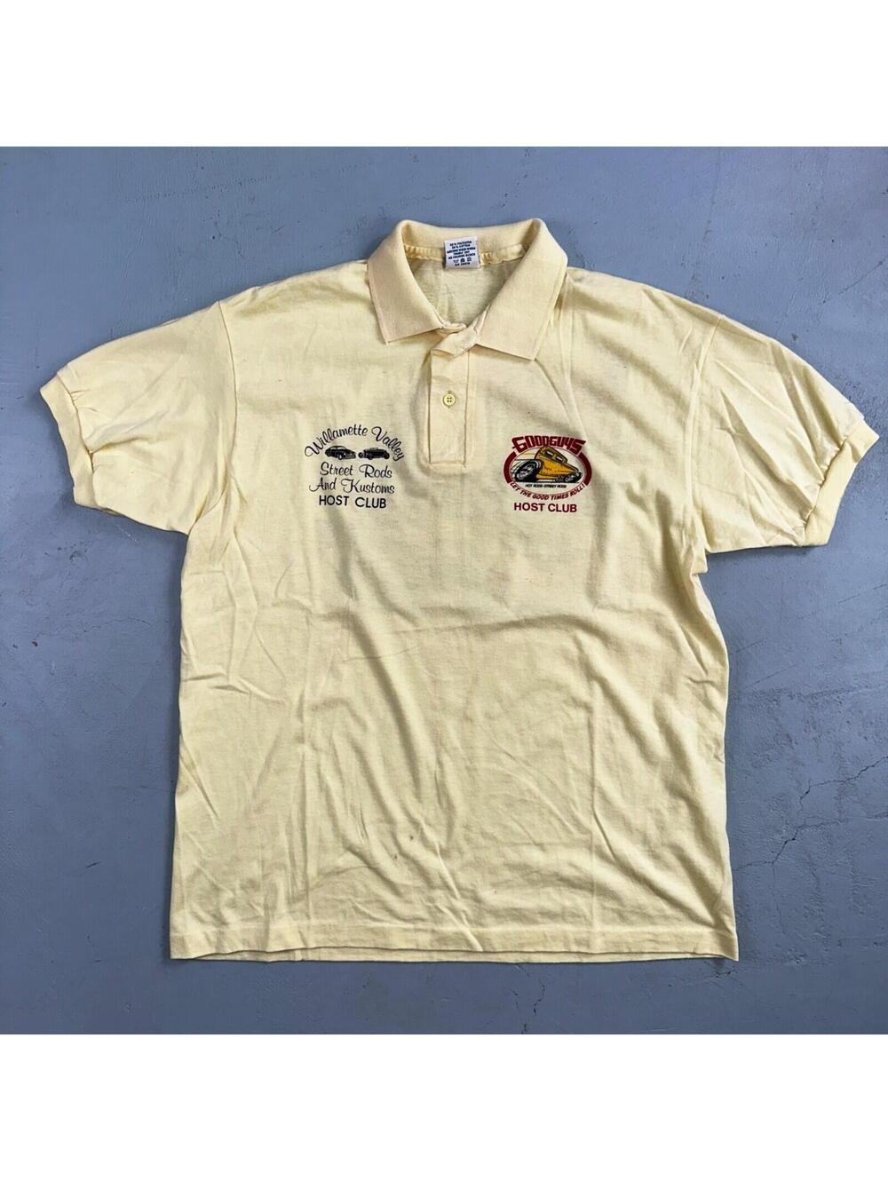 Goodguys Polo Anvil Large VTG T Shirt Cars Hot Rods Cars Corvette Cool Oregon View 5